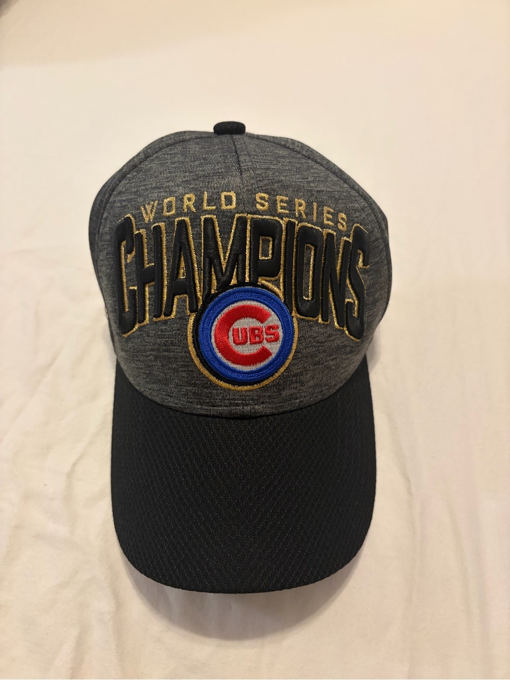 New Era Grey & Black Chicago Cubs Champions Hat